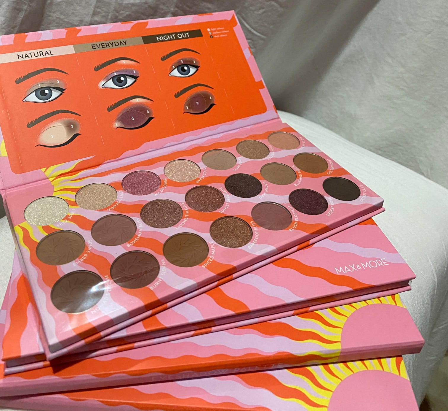 Palette nude & glamour